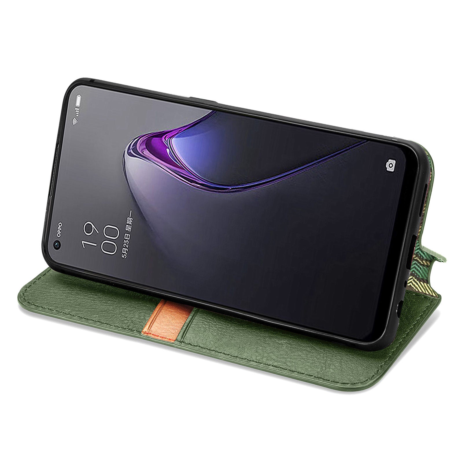 For Oppo Reno8 5G (Global Version) Imprinting Rhombus Flip Leather Phone Protective Case Stand Wallet Magnetic Auto-Absorbed Cover For Oppo Reno8 5G (Global Version) Imprinting Rhombus Flip Leather Phone Protective Case Stand Wallet Magnetic Auto-Absorbed Cover